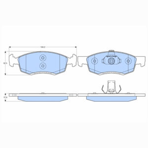 Δισκόφρενα  ZTEC+ για Dacia,Renault